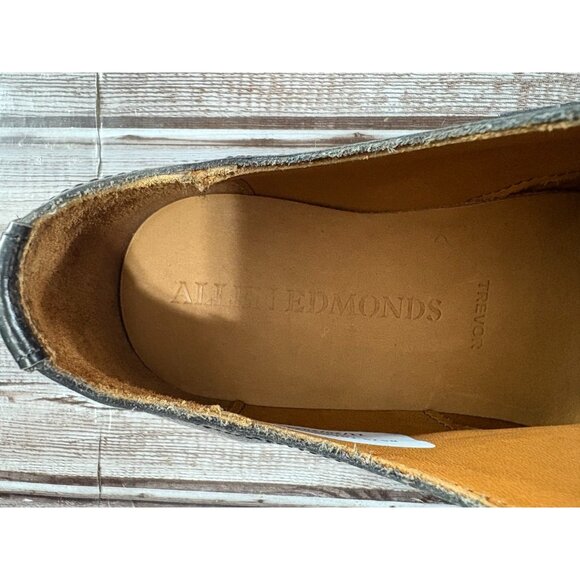 Allen Edmonds "TREVOR" Pebble Toe Derby Dress Shoe sz 9 D color Black Brand new - Picture 7 of 9